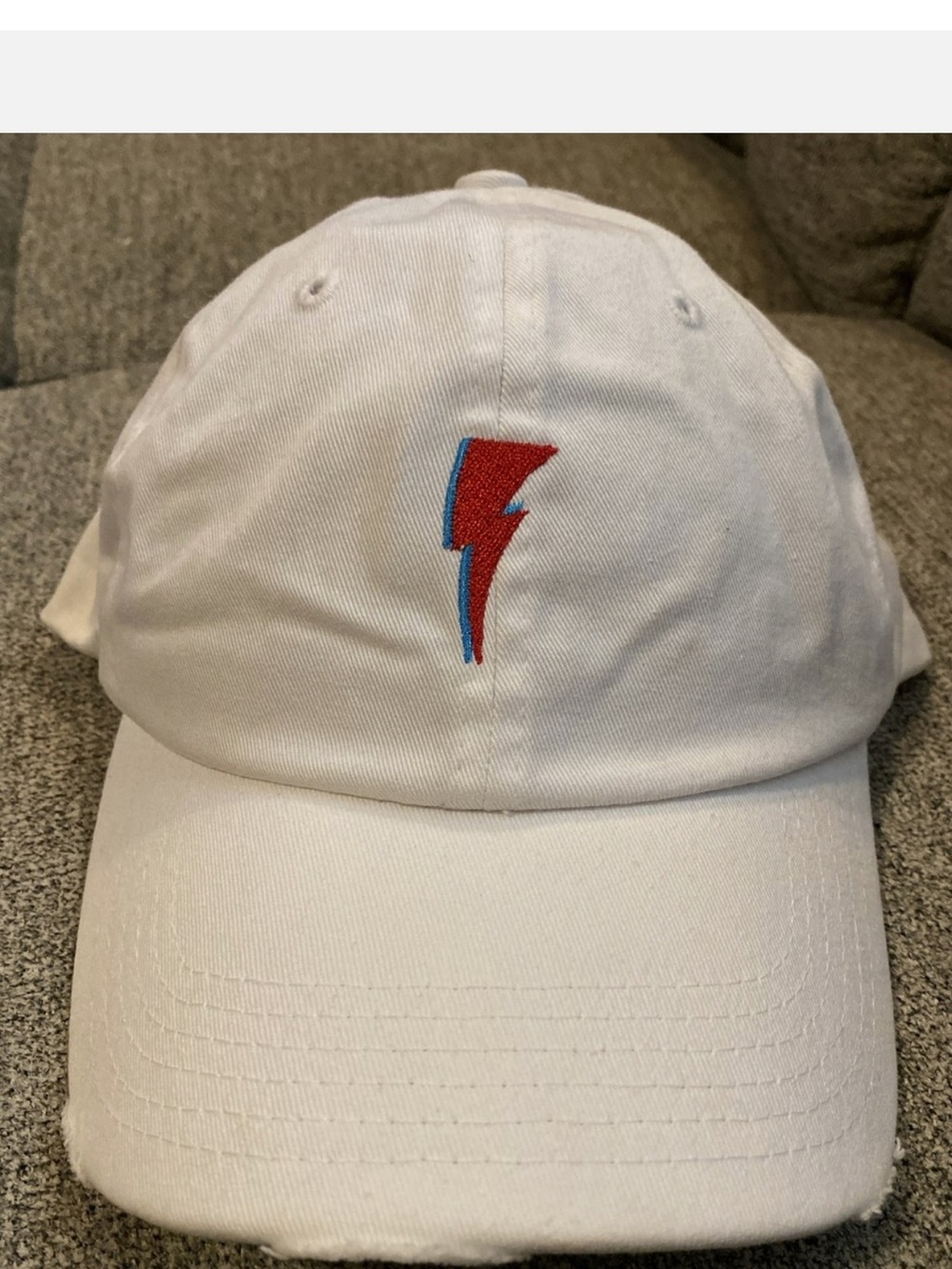 David Bowie White Hat - 100% Cotton